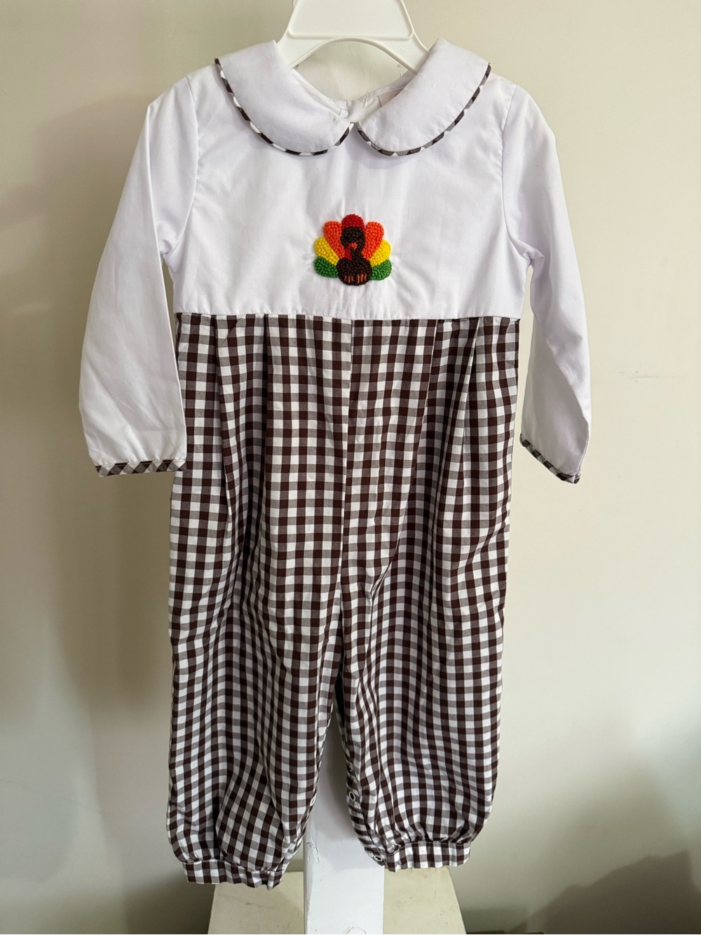 New Sweet Peach Thanksgiving Romper